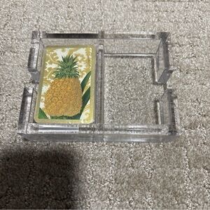 Caspari Acrylic Playing Card Holder